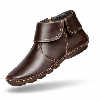Bottes pour femmes de grande taille en cuir, décontractées, style occidental, Wish Amazon, bottines Martin, transfrontalières