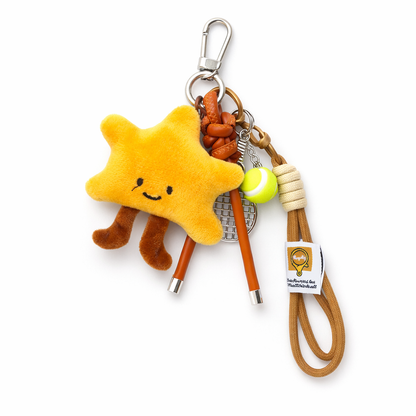 Nouveau produit : pendentif croissant en forme de caneton rôti d'été, accessoire pour sac à dos en forme de cœur, porte-clés