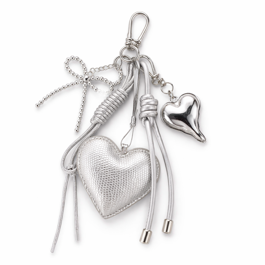 Nouveau produit : pendentif croissant en forme de caneton rôti d'été, accessoire pour sac à dos en forme de cœur, porte-clés