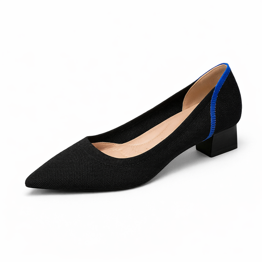 Monika - Sapato de Salto Bloco muito Elegante e Confortável