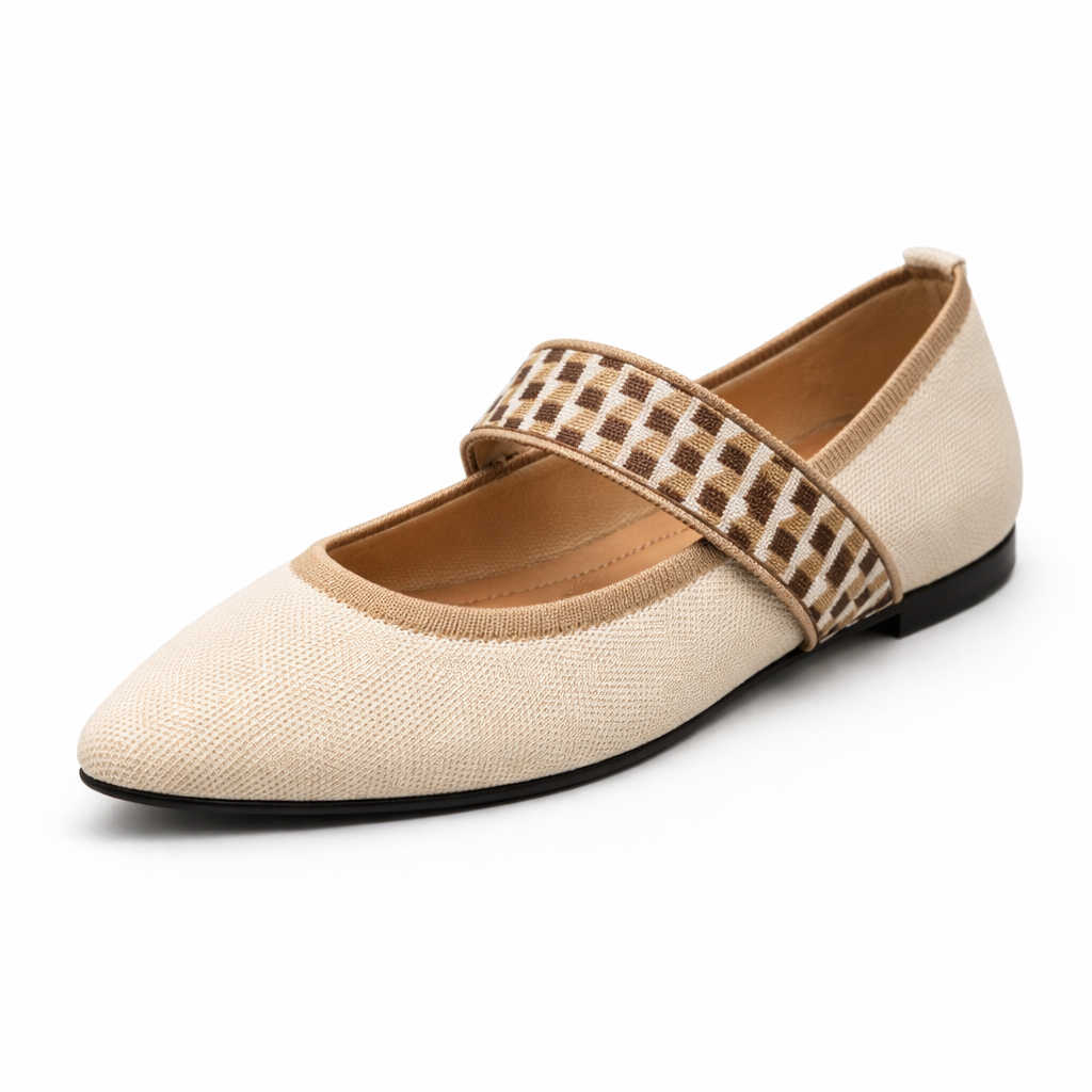 Isadora - Chaussure de style ballerine très élégante et confortable.