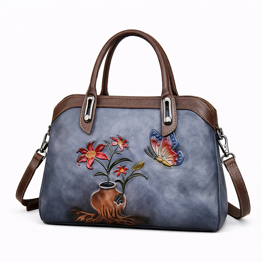 Sac vintage Shell Mariana – Fabriqué en cuir véritable de première qualité