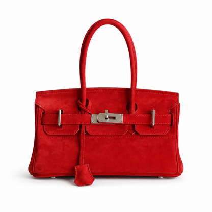 Jane Suede Luxe – Bolsa em Couro Genuíno