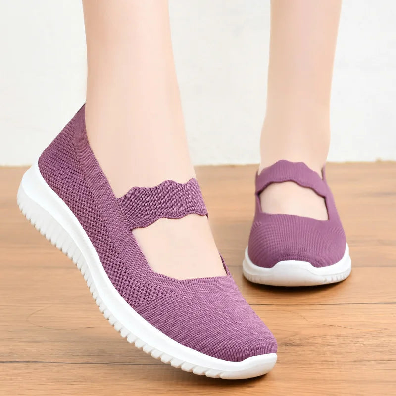 Cleo Marie - Chaussure semi-orthopédique en maille respirante ultra-légère 