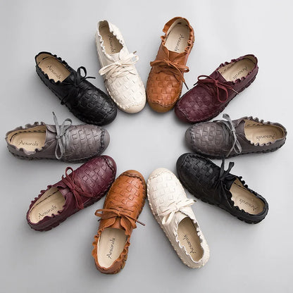Lana Nuria - Baskets en cuir véritable ultra confortables