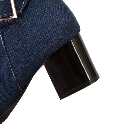 Bottes en denim Ruth - Super confortables et chaudes