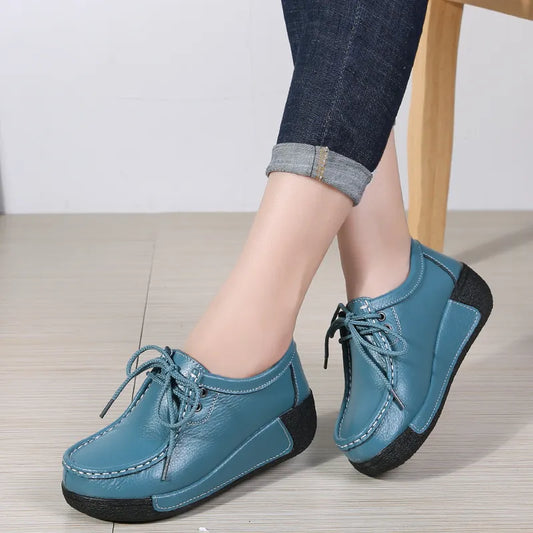 Baiona - Mocassin à plateforme confortable et élégant 