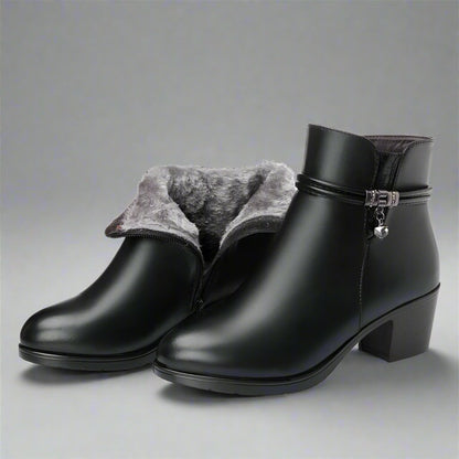 Bottes en cuir véritable ultra confortables