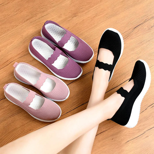 Cleo Marie - Chaussure semi-orthopédique en maille respirante ultra-légère 