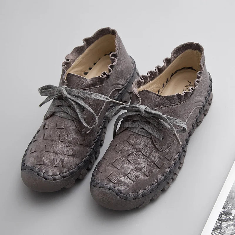 Lana Nuria - Baskets en cuir véritable ultra confortables