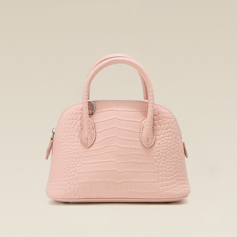 Bella Croco Mini – Bolsa em Couro Genuíno