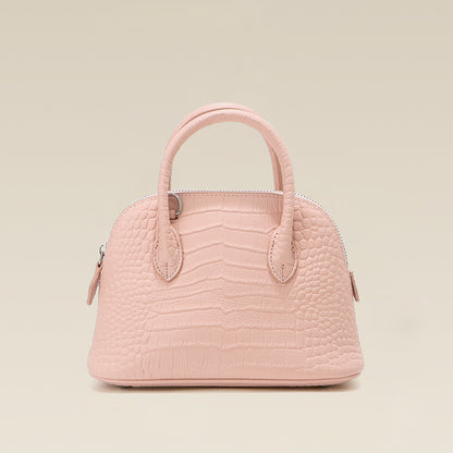 Bella Croco Mini – Bolsa em Couro Genuíno