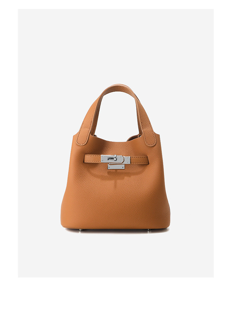 Elara Bucket – Bolsa em Couro Genuíno