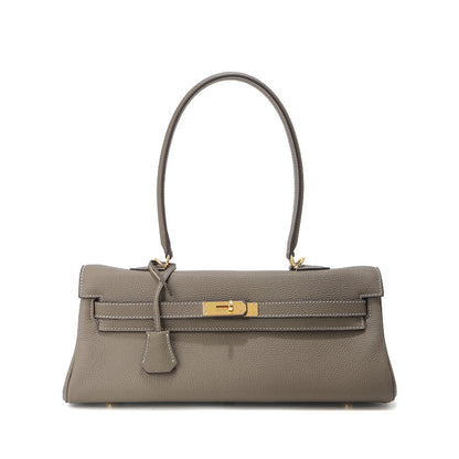 Sac bandoulière Grace 35 – Sac structuré en cuir grainé véritable