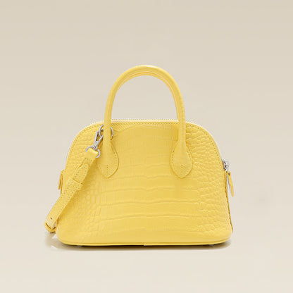 Bella Croco Mini – Bolsa em Couro Genuíno