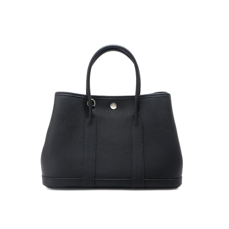 Brigitte – Sac à main élégant en cuir véritable style Togo