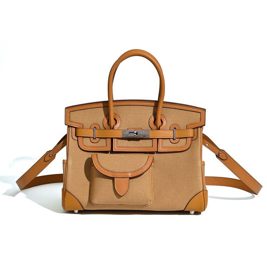 Sac Jane Explorer 30 – Cuir Togo et toile de qualité supérieure 