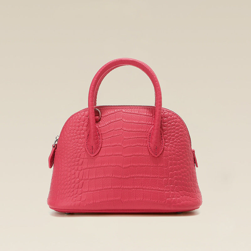 Bella Croco Mini – Bolsa em Couro Genuíno