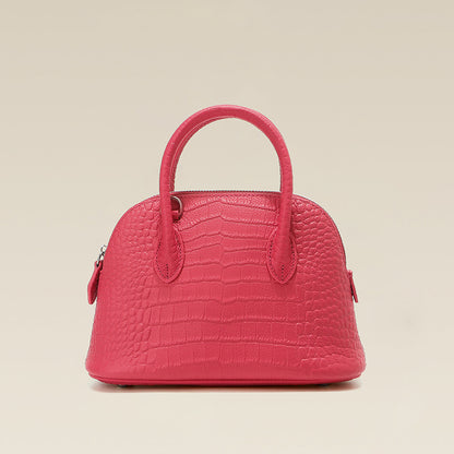 Bella Croco Mini – Bolsa em Couro Genuíno