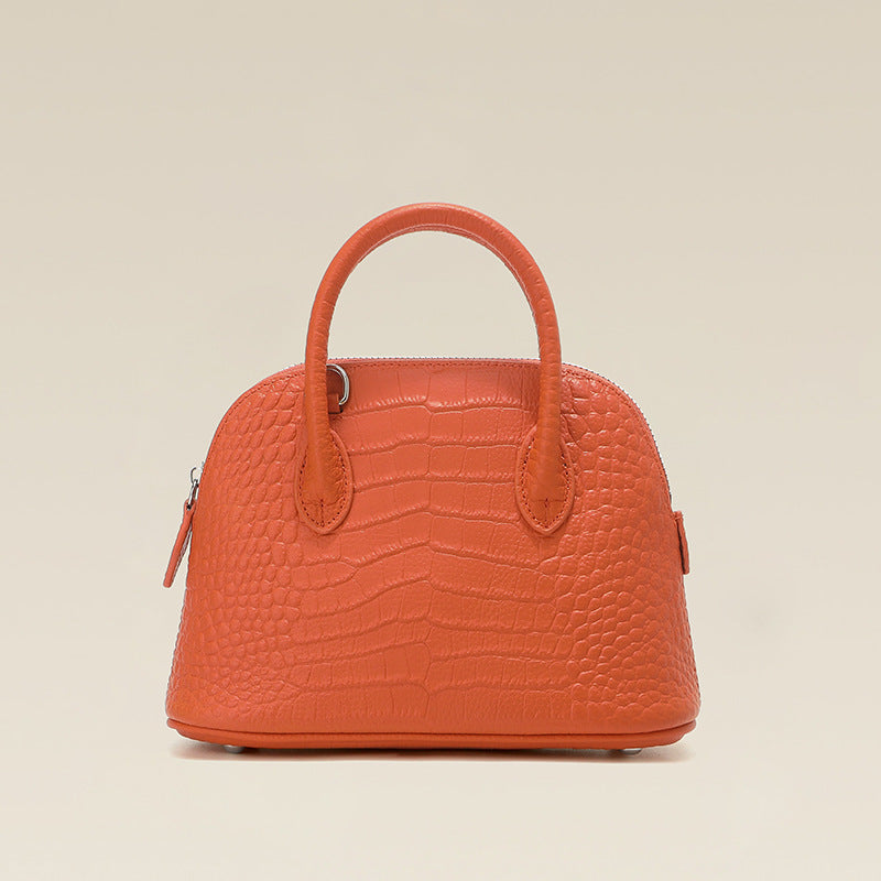 Bella Croco Mini – Bolsa em Couro Genuíno