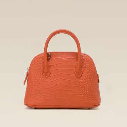 Bella Croco Mini – Bolsa em Couro Genuíno