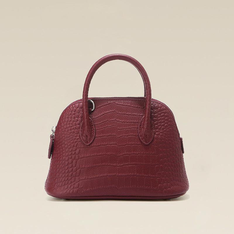 Bella Croco Mini – Bolsa em Couro Genuíno