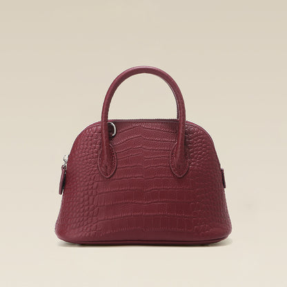 Bella Croco Mini – Bolsa em Couro Genuíno
