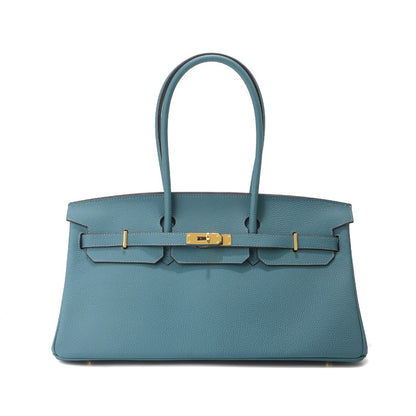 Sac baguette Jane – 40 cm en cuir véritable grainé 