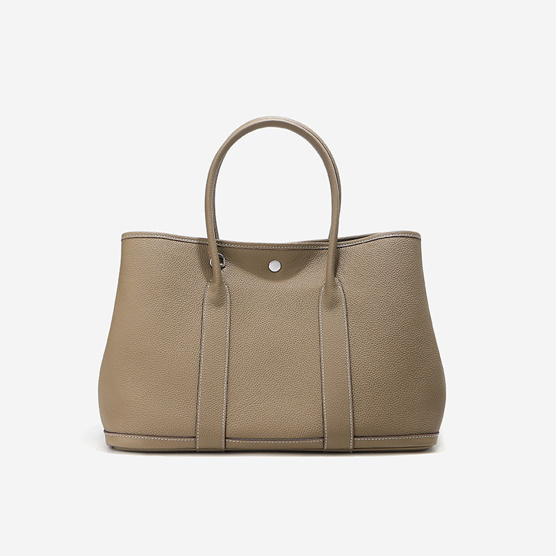 Brigitte – Sac à main élégant en cuir véritable style Togo