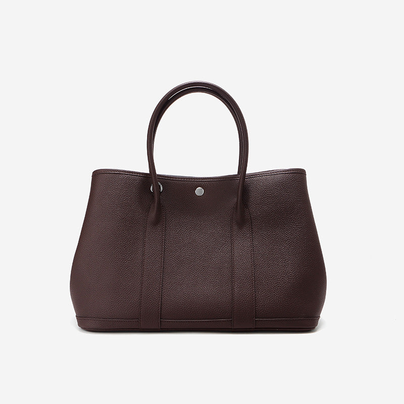 Brigitte – Sac à main élégant en cuir véritable style Togo