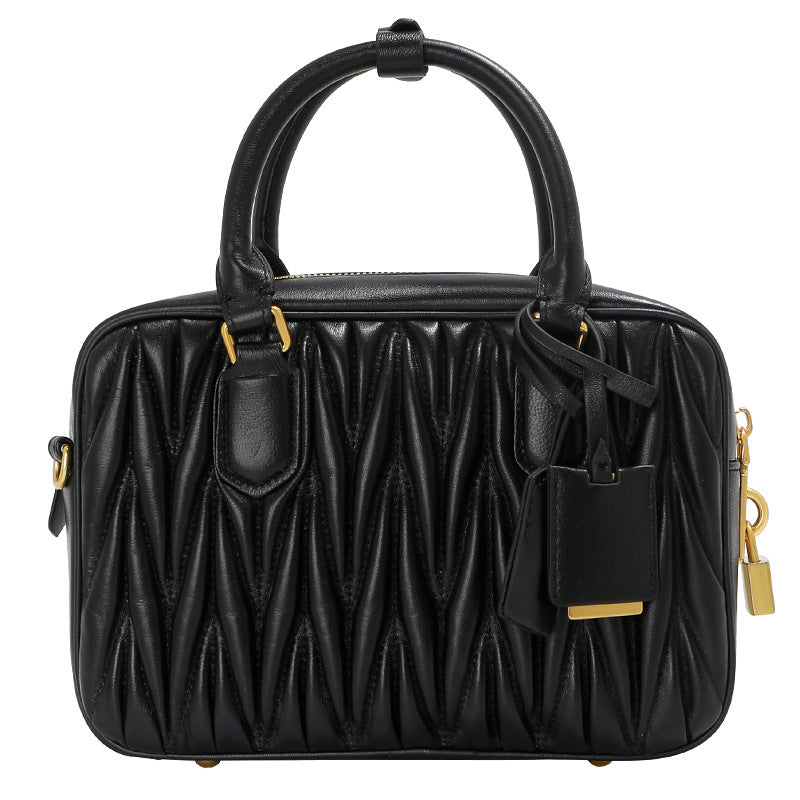 Aria Matelassé Mini – Bolsa em Couro Genuíno