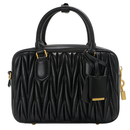 Aria Matelassé Mini – Bolsa em Couro Genuíno