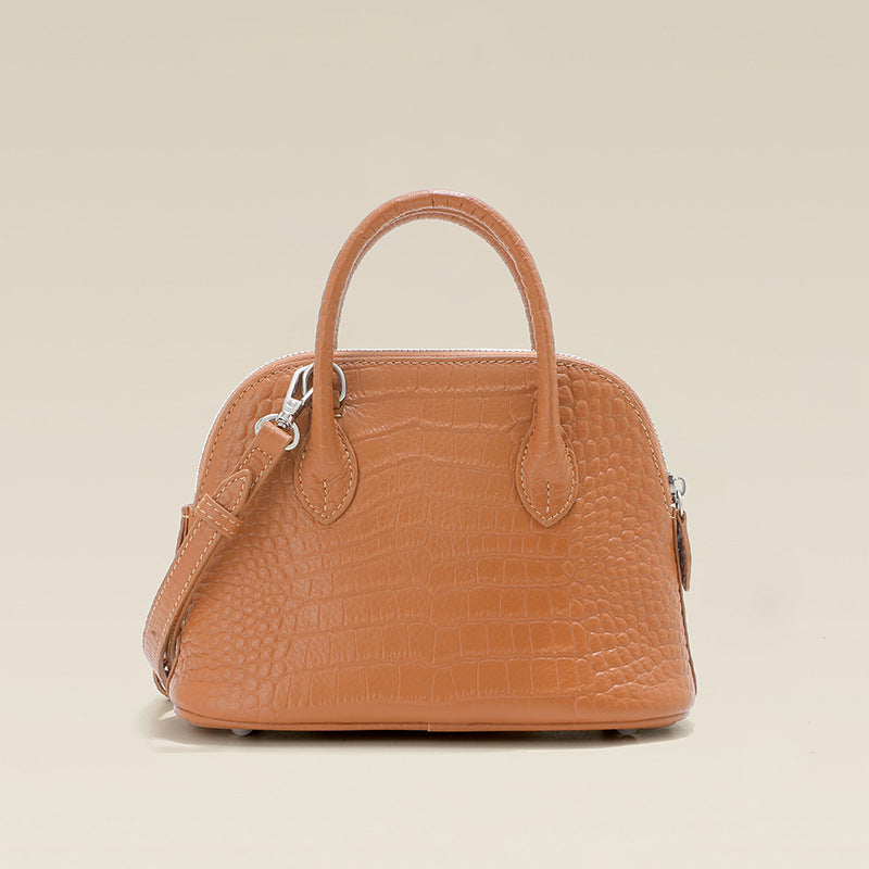 Bella Croco Mini – Bolsa em Couro Genuíno