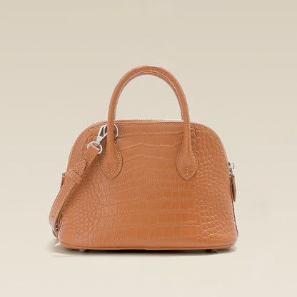 Bella Croco Mini – Bolsa em Couro Genuíno