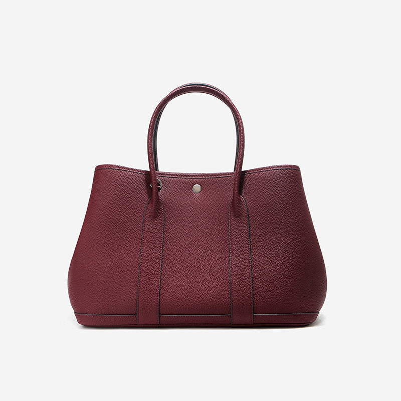Brigitte – Sac à main élégant en cuir véritable style Togo