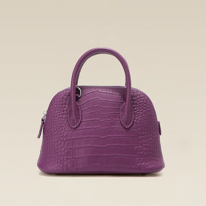 Bella Croco Mini – Bolsa em Couro Genuíno