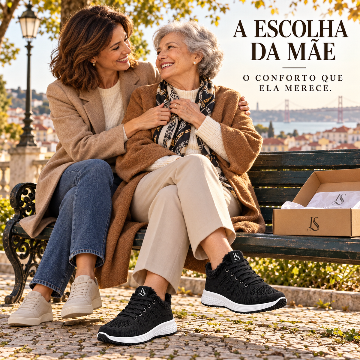 Aveline Lusitanna - Basket Casual avec Doublure Bien Chaude pour l'Hiver