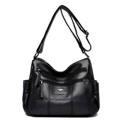 Sac « Nappa Lux » – Cuir végan imperméable au style décontracté haut de gamme