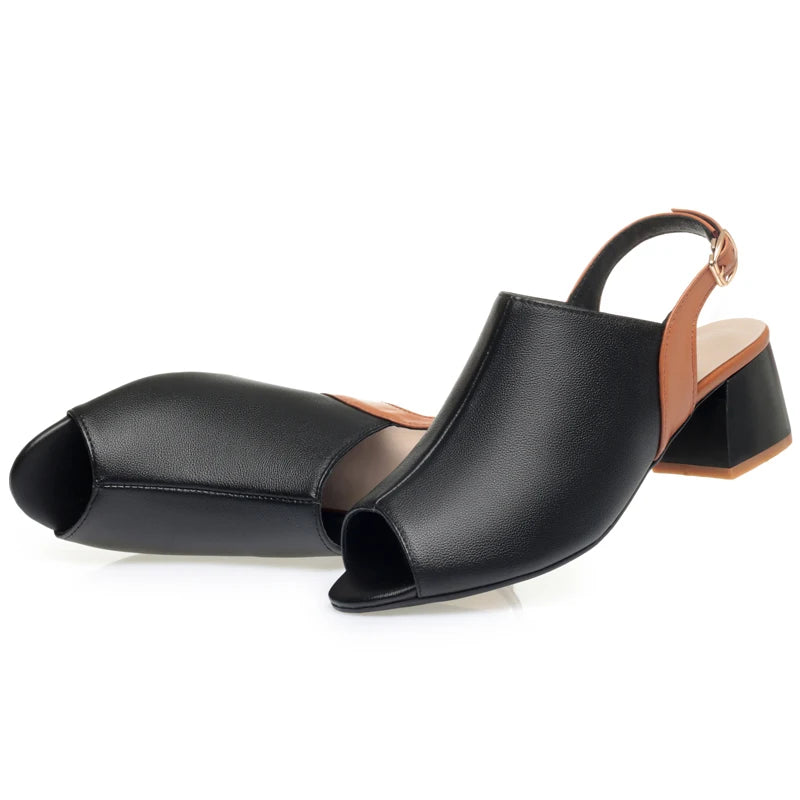 Gorla - Sandale ultra confortable (cuir véritable)