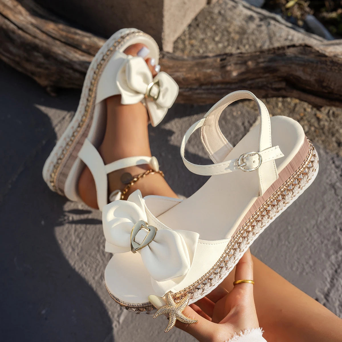Sandálias Rosabelle Charm – Feminilidade e Elegância Natural