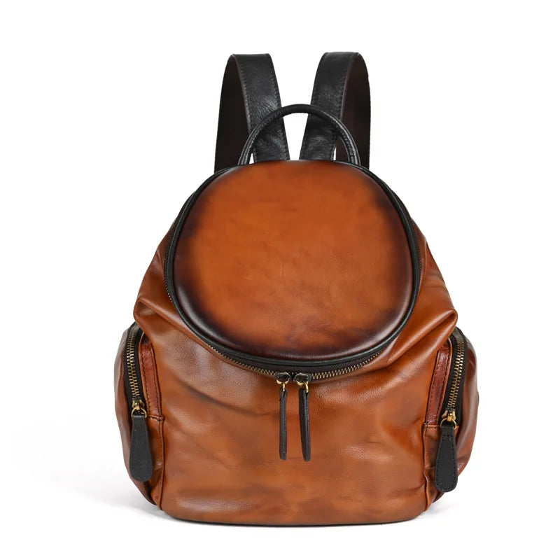 Sac à dos Clara Vintage – Fabriqué en cuir véritable de première qualité