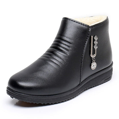 Bota de Outono & Inverno Nice - Impermeável e aveludada