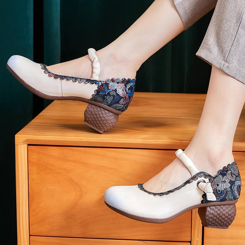 Gorla Mari - Chaussure ultra confortable (cuir véritable)