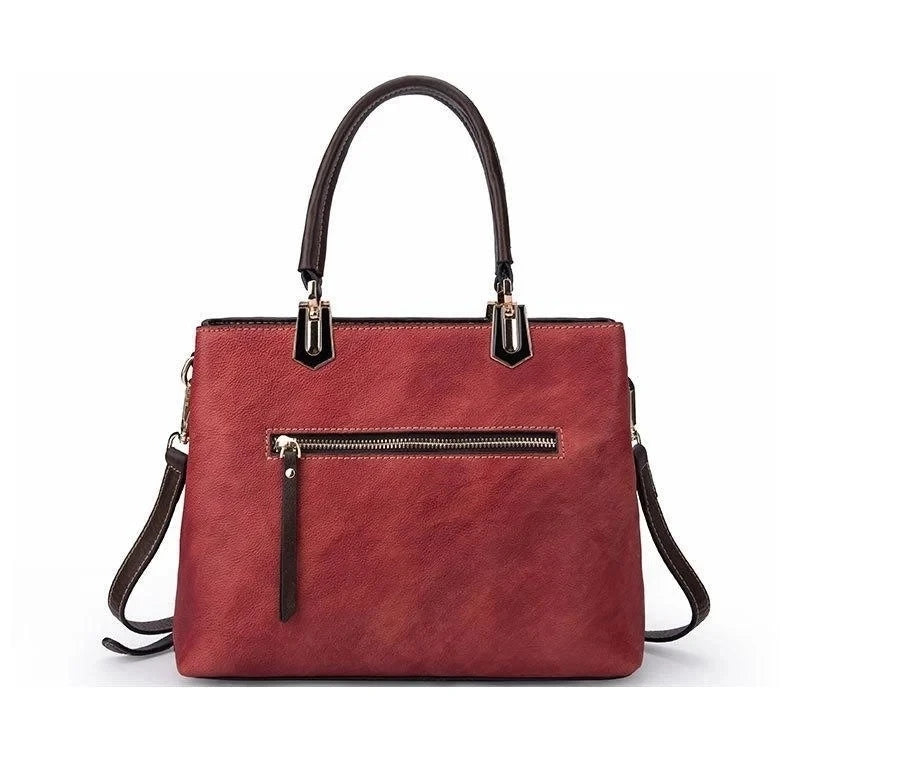 Sac Verona Box Vintage – Fabriqué en cuir véritable de première qualité 