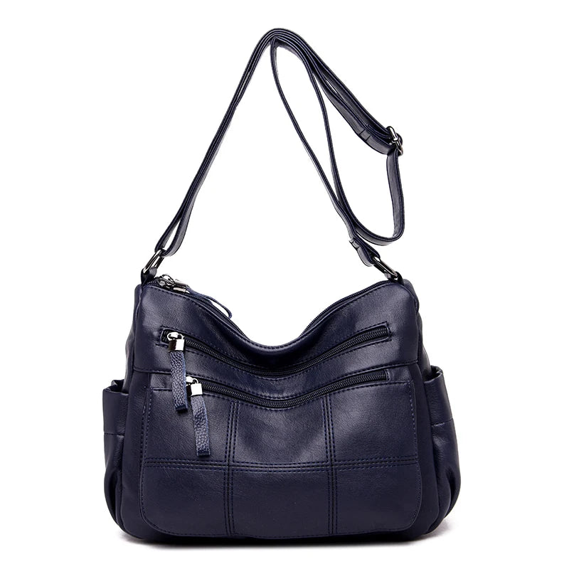 Sac « Nappa Lux » – Cuir végan imperméable au style décontracté haut de gamme