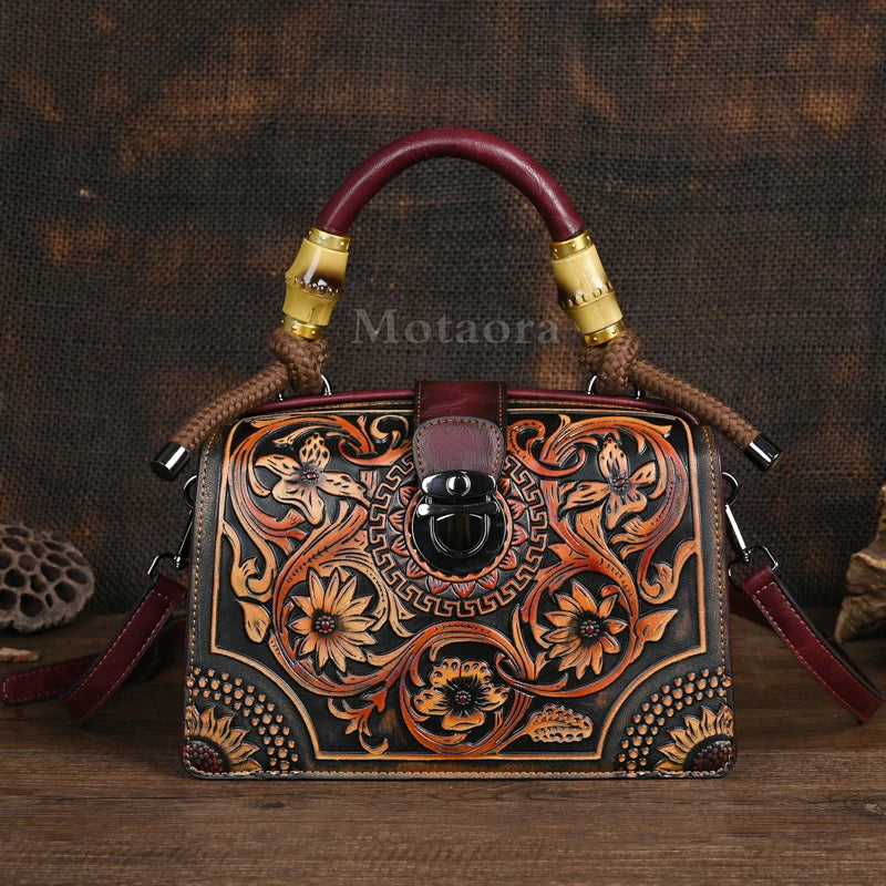 Mala Floral Elisa Vintage – Design Elegante de Alta Qualidade