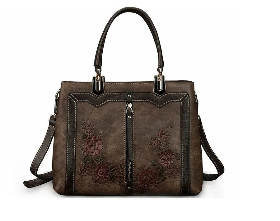 Sac Verona Box Vintage – Fabriqué en cuir véritable de première qualité 