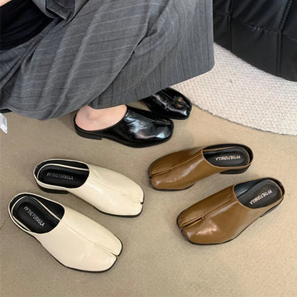 Mules Tabi Confortáveis – Design Japonês Moderno