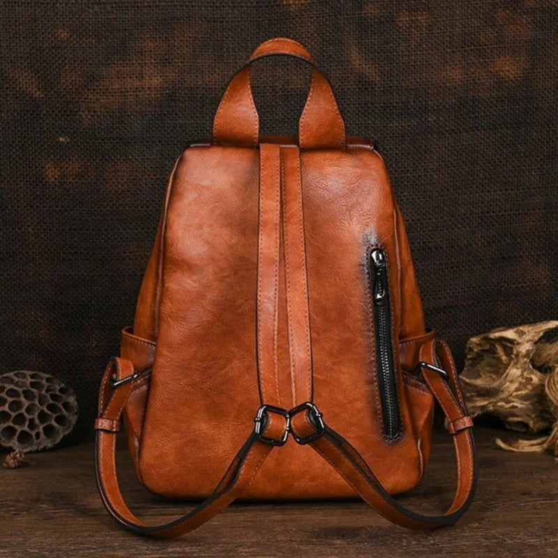Sac à dos géométrique vintage Laura – Design élégant et de haute qualité