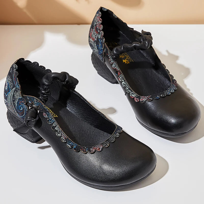 Gorla Mari - Chaussure ultra confortable (cuir véritable)